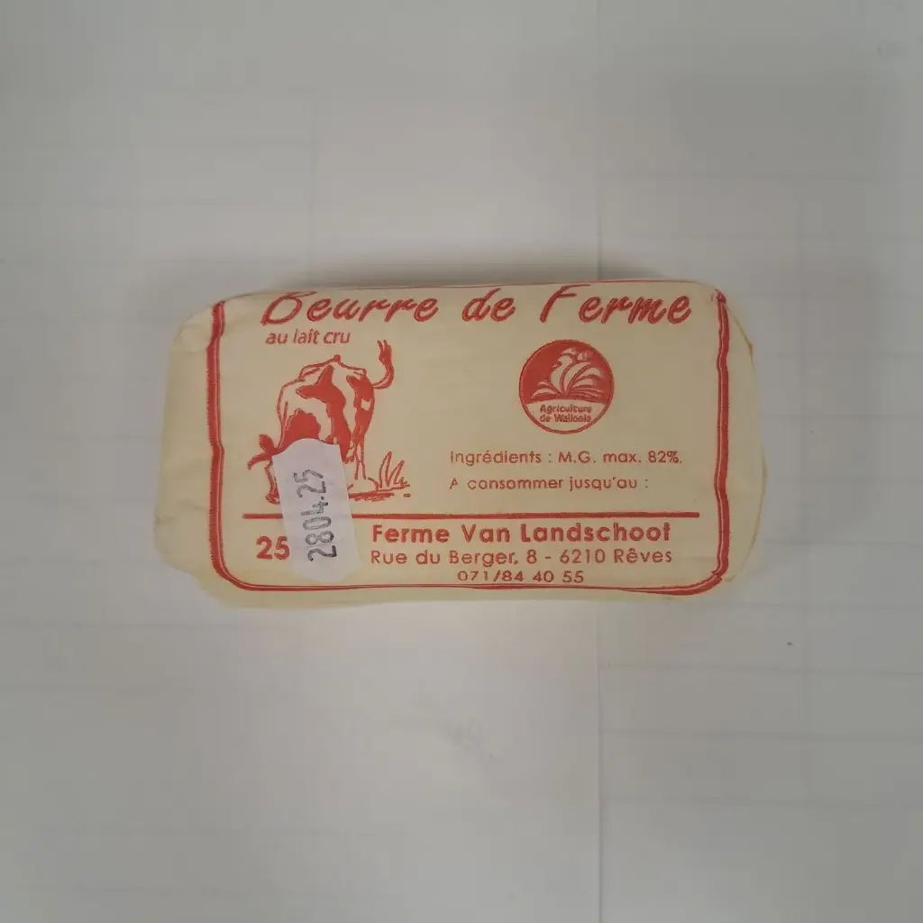 Beurre de ferme doux 250 g