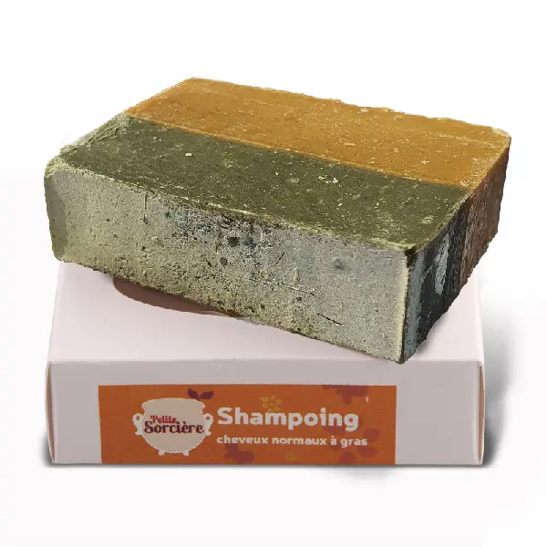 Shampooing solide cheveux normaux et gras