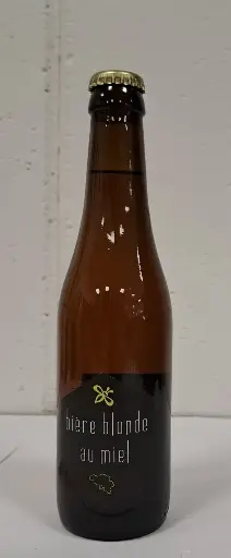Bière blonde au miel
