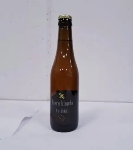 Bière blonde au miel